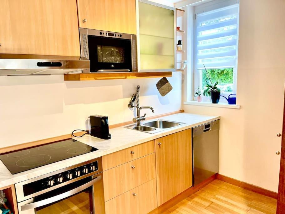 Schoene Wohnung Mit Eigenen Eingang Und Terrasse Gosseling Zewnętrze zdjęcie